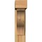 Ekena Millwork Funston Block Rough Sawn Bracket w/ Offset Brace, Western Red Cedar, 6"W x 18"D x 22"H BKT0604X18X22FST05RWR - alternate 4